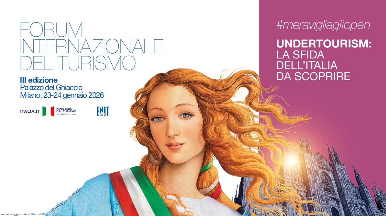 Confesercenti al Forum Internazionale del Turismo, il 23 e 24 gennaio a Milano